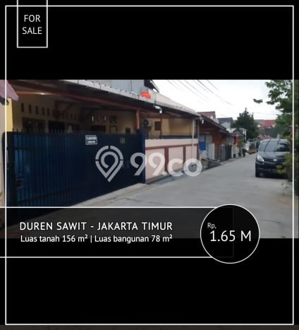 Rumah Strategis Minimalis Lb 78m2 di Duren Sawit, Jakarta Timur Rumah Strategis Minimalis Lb 78m2 di Duren Sawit, Jakarta Timur