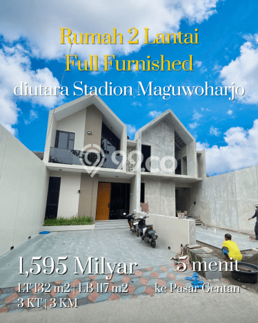 Hunian Cantik Minimalis Lb 117m2 di Depok, Sleman Hunian Cantik Minimalis Lb 117m2 di Depok, Sleman