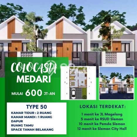 Jual Rumah Bagus Siap Huni LB 50m2 di Sleman, Sleman Jual Rumah Bagus Siap Huni LB 50m2 di Sleman, Sleman