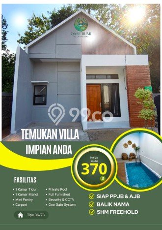FOR SALE! Vila Kawasan Banguntapan, Area 73m2m², Posisi Premium FOR SALE! Vila Kawasan Banguntapan, Area 73m2m², Posisi Premium