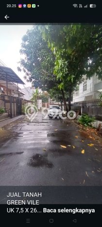 Tanah Kavling Dijual di Green Ville, Jakarta Barat dengan Luas Tanah 195m2 Tanah Kavling Dijual di Green Ville, Jakarta Barat dengan Luas Tanah 195m2
