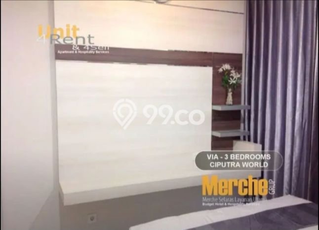 Apartemen Sewa 3 Kamar Murah Siap Huni di Surabaya, Luas 113m2 Apartemen Sewa 3 Kamar Murah Siap Huni di Surabaya, Luas 113m2