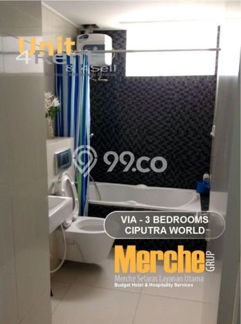 Apartemen Sewa 3 Kamar Murah Siap Huni di Surabaya, Luas 113m2 Apartemen Sewa 3 Kamar Murah Siap Huni di Surabaya, Luas 113m2