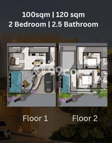 Vila Strategis Kawasan , Area 100m2m², Akses ke berbagai keperluan Vila Strategis Kawasan , Area 100m2m², Akses ke berbagai keperluan
