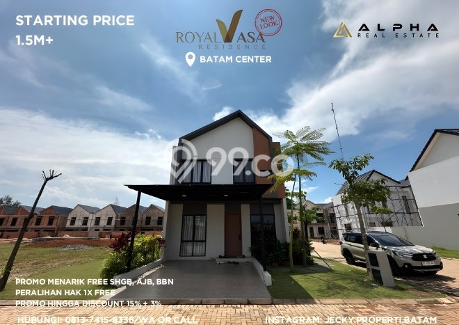 Rumah di , Batam, LT 76m2m² LB 98m2m² Rumah di , Batam, LT 76m2m² LB 98m2m²