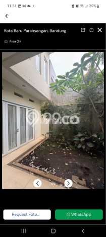 Rumah sewa siap pakai 4 KT di Kota Baru Parahyangan, Bandung Rumah sewa siap pakai 4 KT di Kota Baru Parahyangan, Bandung