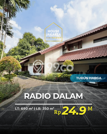 Rumah Elit Modern Siap Huni di Radio Dalam Jakarta Selatan Rumah Elit Modern Siap Huni di Radio Dalam Jakarta Selatan