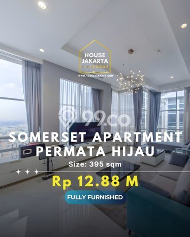 Paling Dicari! Apartemen Premium Dijual di Permata Hijau Punya 3 Bedroom Paling Dicari! Apartemen Premium Dijual di Permata Hijau Punya 3 Bedroom
