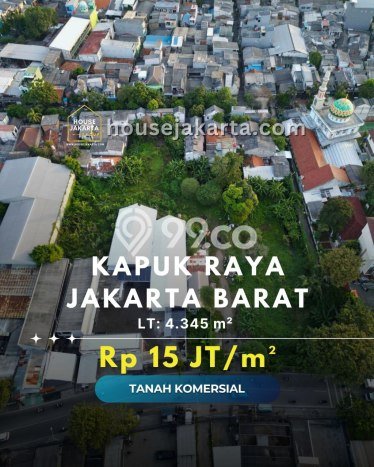 Tanah Siap Bangun Dijual di Jakarta Barat Punya Luas 4345m2 Tanah Siap Bangun Dijual di Jakarta Barat Punya Luas 4345m2