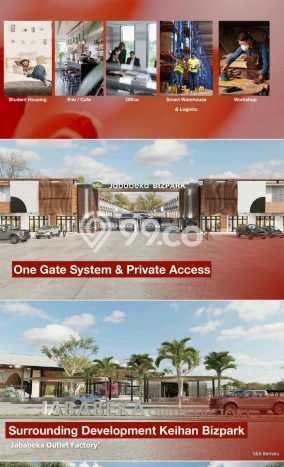 Untuk Dijual! Gudang di Jababeka Bekasi LT 90m2 / LB 49m2 Kawasan Bisnis Untuk Dijual! Gudang di Jababeka Bekasi LT 90m2 / LB 49m2 Kawasan Bisnis