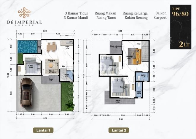 Hunian Cantik Minimalis Lb 66m2 di Karangploso, Malang Hunian Cantik Minimalis Lb 66m2 di Karangploso, Malang
