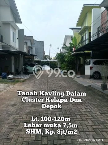 Lahan Dijual Lokasi Strategis di Depok dengan Luas 100m2 Lahan Dijual Lokasi Strategis di Depok dengan Luas 100m2