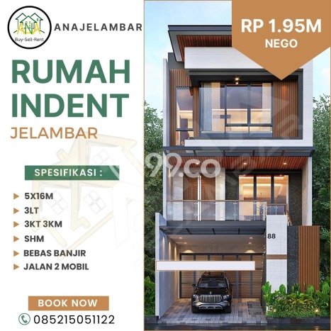 Rumah Minimalis 3 KT di Jelambar Jakarta Barat Rumah Minimalis 3 KT di Jelambar Jakarta Barat