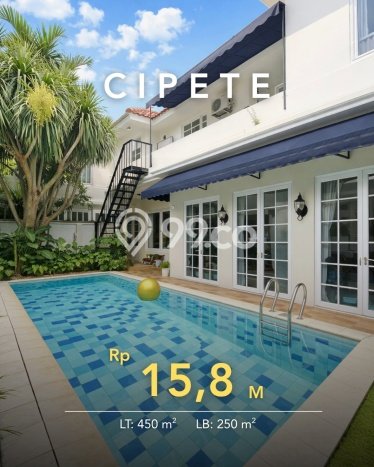 Rumah Luxury Modern Tanpa Renovasi di Cipete Jakarta Selatan Rumah Luxury Modern Tanpa Renovasi di Cipete Jakarta Selatan