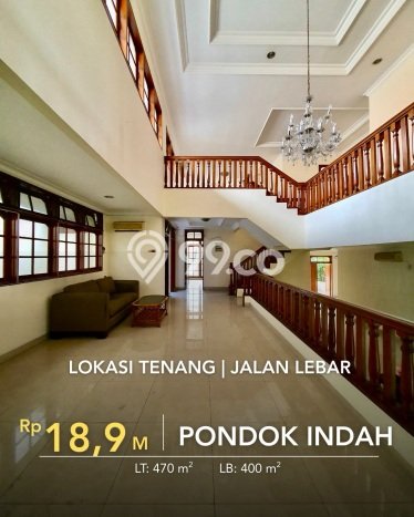 Hunian Terjangkau LT 470m2 di Pondok Indah Lingkungan Asri Hunian Terjangkau LT 470m2 di Pondok Indah Lingkungan Asri