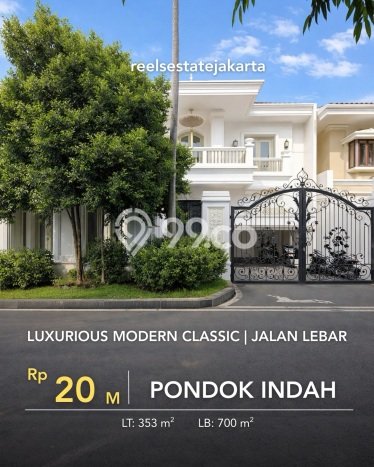 Rumah Elit LB 700m2 Siap Huni Desain Elegan di Pondok Indah, Jakarta Selatan Rumah Elit LB 700m2 Siap Huni Desain Elegan di Pondok Indah, Jakarta Selatan