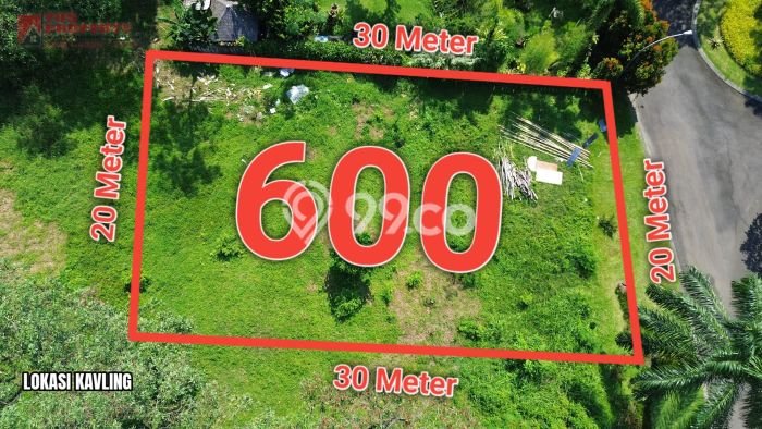 Kavling Tanah untuk Dijual di Sentul City, Bogor, Luas 600m2 Kavling Tanah untuk Dijual di Sentul City, Bogor, Luas 600m2