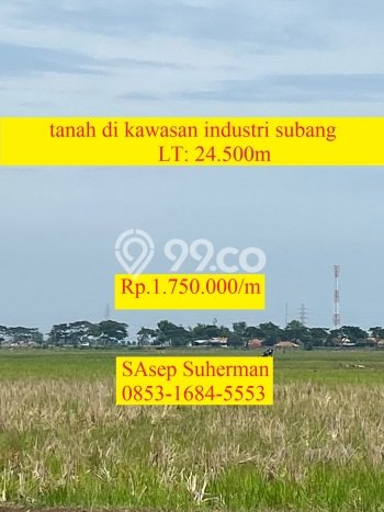 Tanah Dijual Area Strategis di Subang Kota Subang 24500m2 Tanah Dijual Area Strategis di Subang Kota Subang 24500m2
