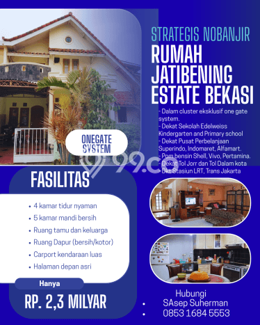 Rumah Minimalis 4 KT di Jatibening Bekasi Unfurnished Rumah Minimalis 4 KT di Jatibening Bekasi Unfurnished