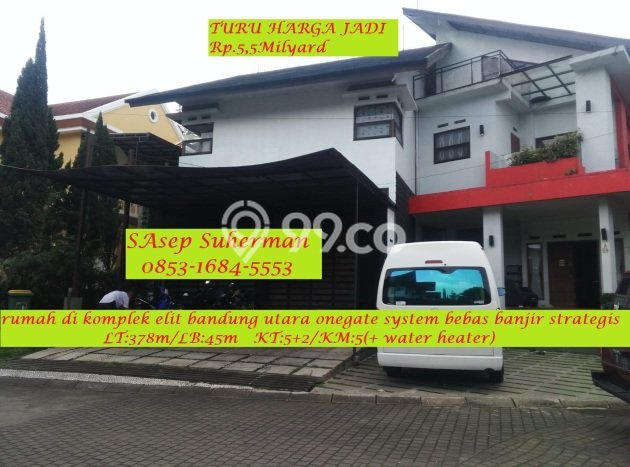 Ready to Use! Luxury House LT 378m2 Desain Modern di Geger Kalong Ready to Use! Luxury House LT 378m2 Desain Modern di Geger Kalong