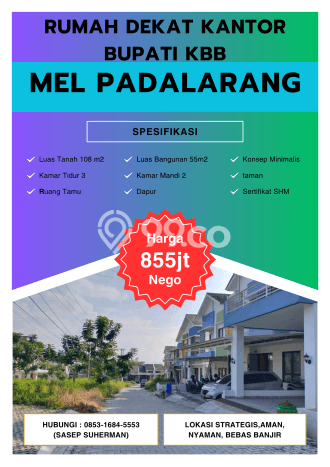 Rumah Minimalis 3 KT di Padalarang Bandung Unfurnished Rumah Minimalis 3 KT di Padalarang Bandung Unfurnished