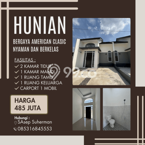 Rumah Modern LB/LT 36m2/60m2 Dijual Area Teluk Naga, Tangerang Rumah Modern LB/LT 36m2/60m2 Dijual Area Teluk Naga, Tangerang