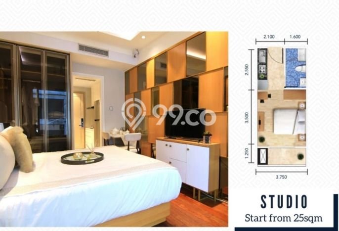 Apartemen Cozy Dijual di Jakarta Barat Spesifikasi 1 KT, 1 KM Apartemen Cozy Dijual di Jakarta Barat Spesifikasi 1 KT, 1 KM