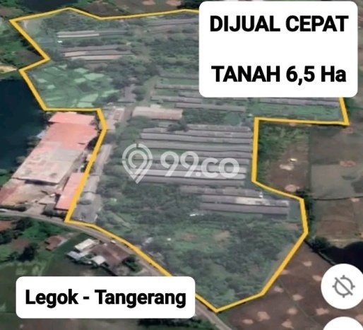 Lahan untuk Dijual di Legok Tangerang Luas 65000m2 Lahan untuk Dijual di Legok Tangerang Luas 65000m2