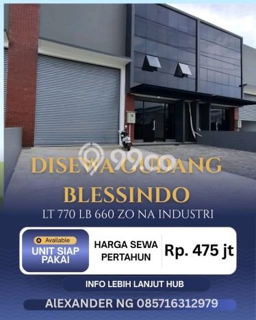 Gudang Disewakan Lokasi Legok Tangerang Harga Spesial! Gudang Disewakan Lokasi Legok Tangerang Harga Spesial!