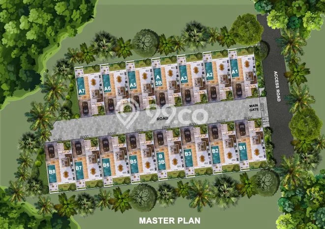 Vila Kawasan Nusa Dua, Luas 120m², Lingkungan Asri untuk hunian Vila Kawasan Nusa Dua, Luas 120m², Lingkungan Asri untuk hunian