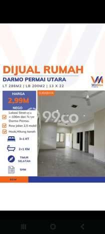 Ready to Use! Premium House LT 286m2 Desain Modern di Darmo permai Ready to Use! Premium House LT 286m2 Desain Modern di Darmo permai