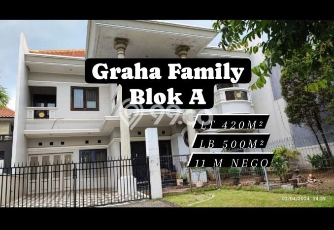 Rumah Luxury Modern Tanpa Renovasi di Graha Surabaya Rumah Luxury Modern Tanpa Renovasi di Graha Surabaya