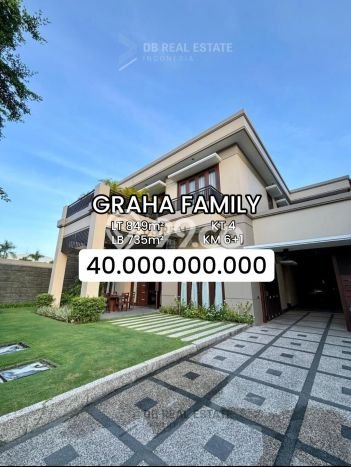 Jual Rumah Luas Megah Dengan View Cantik di Graha, Surabaya Jual Rumah Luas Megah Dengan View Cantik di Graha, Surabaya