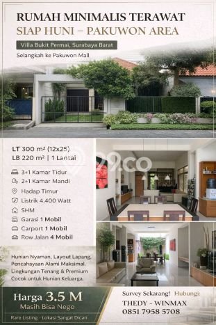 Hot Offer Hunian Mewah Ideal dan Luas di Sambikerep, Surabaya Hot Offer Hunian Mewah Ideal dan Luas di Sambikerep, Surabaya