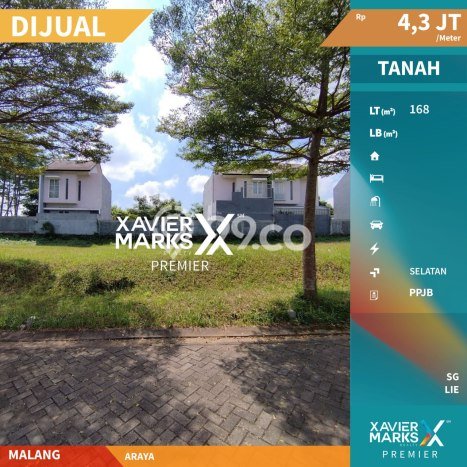 Tanah Kavling Dijual di Malang dengan Spesifikasi 168m2 Tanah Kavling Dijual di Malang dengan Spesifikasi 168m2
