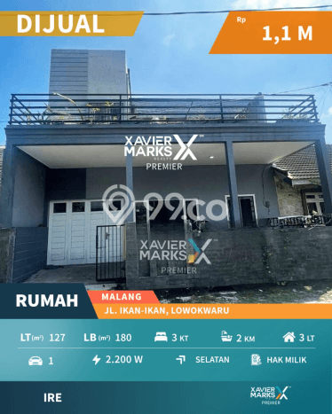 Rumah Modern Minimalis 3 KT Siap Huni di Lowokwaru Rumah Modern Minimalis 3 KT Siap Huni di Lowokwaru