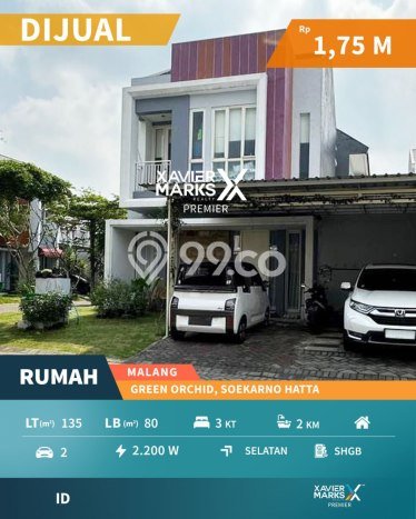 Jual Rumah Favorit Siap Huni LB 80m2 di Lowokwaru, Malang Jual Rumah Favorit Siap Huni LB 80m2 di Lowokwaru, Malang