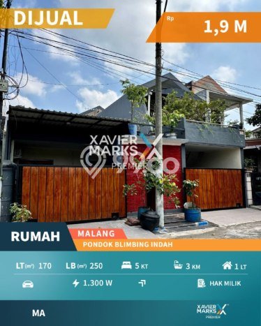 Dijual Rumah Strategis Bagus Punya 5 KT di Blimbing Malang SHM Dijual Rumah Strategis Bagus Punya 5 KT di Blimbing Malang SHM