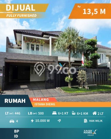 Dijual Hunian Mewah dengan Fasilitas Sekitar Komplit di Sukun, Malang Dijual Hunian Mewah dengan Fasilitas Sekitar Komplit di Sukun, Malang