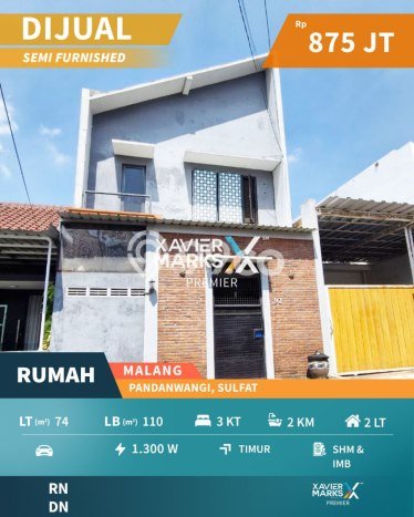 Rumah Modern Cantik 3 KT Bisa Langsung Pindah di Blimbing Rumah Modern Cantik 3 KT Bisa Langsung Pindah di Blimbing