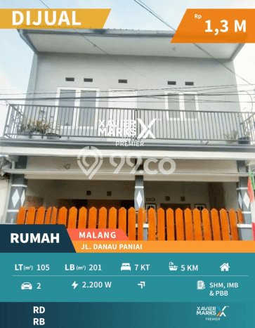 Dijual Hunian Rumah Nyaman 7 KT di Sawojajar, Malang Dijual Hunian Rumah Nyaman 7 KT di Sawojajar, Malang