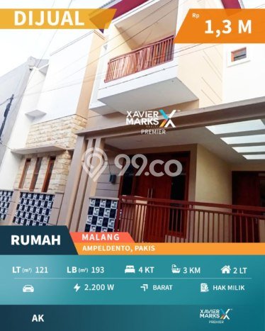 Dijual Rumah 4 Kamar Lokasi Ideal Bagus dan Strategis di Pakis Dijual Rumah 4 Kamar Lokasi Ideal Bagus dan Strategis di Pakis