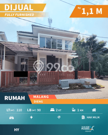 Hunian Nyaman Asri 2 KT Siap Pakai di Dieng Malang Hunian Nyaman Asri 2 KT Siap Pakai di Dieng Malang