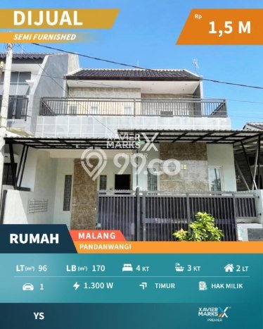 Rumah Modern Minimalis 4 KT Bisa Langsung Pindah di Blimbing Rumah Modern Minimalis 4 KT Bisa Langsung Pindah di Blimbing