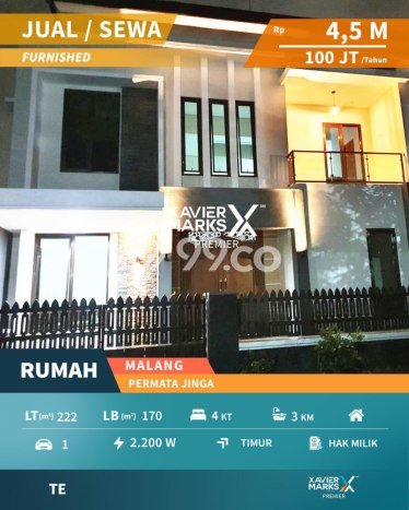 Dijual Rumah Premium dengan Fasilitas Sekitar Lengkap di Lowokwaru, Malang Dijual Rumah Premium dengan Fasilitas Sekitar Lengkap di Lowokwaru, Malang
