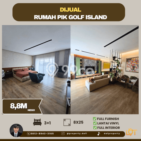 Jual Rumah Mewah Megah Dengan View Eksklusif di Pantai Indah Kapuk, Jakarta Utara Jual Rumah Mewah Megah Dengan View Eksklusif di Pantai Indah Kapuk, Jakarta Utara