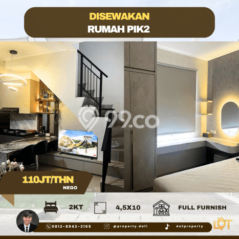 Disewakan! Rumah 2 Kamar Tidur &
2 Kamar Mandi di Pantai Indah Kapuk, Jakarta Utara Disewakan! Rumah 2 Kamar Tidur &
2 Kamar Mandi di Pantai Indah Kapuk, Jakarta Utara