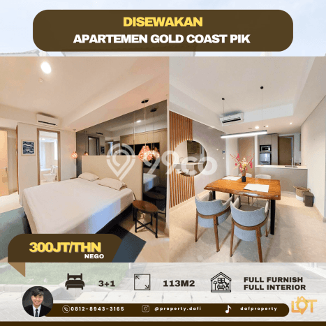 Apartemen Disewakan 3 Kamar Murah Siap Huni di Jakarta Utara, Luas 113m2 Apartemen Disewakan 3 Kamar Murah Siap Huni di Jakarta Utara, Luas 113m2
