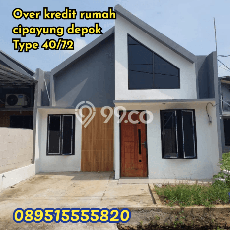 Jual Rumah Harga Miring Cipayung Punya 2 Kamar & LT 72m2 Jual Rumah Harga Miring Cipayung Punya 2 Kamar & LT 72m2