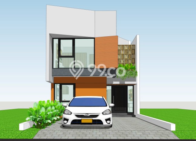 Rumah Minimalis 2 KT LT 75m2 di Jaka Mulya Rumah Minimalis 2 KT LT 75m2 di Jaka Mulya